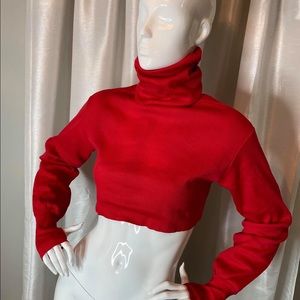 Brand New Turtle Neck Crop Top